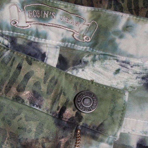 New ROBIN'S JEAN sz 29 Marlon Straight Coated Jean - Picture 6 of 8